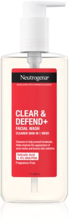 Neutrogena Clear & Defend+ čistiaci gél proti pupienkom