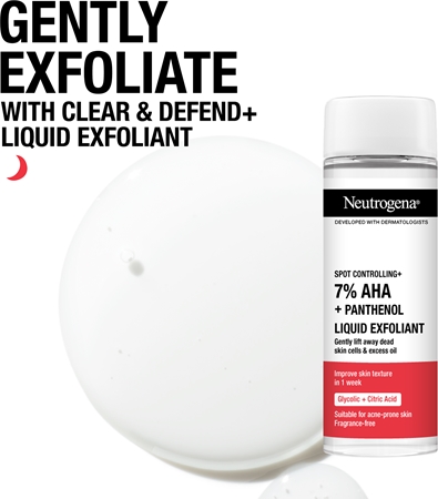 Neutrogena Clear & Defend+ Ķīmiskais pīlings