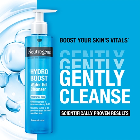 Neutrogena Hydro Boost® gel limpiador suave