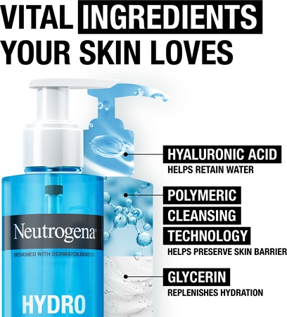 Neutrogena Hydro Boost® gel limpiador suave