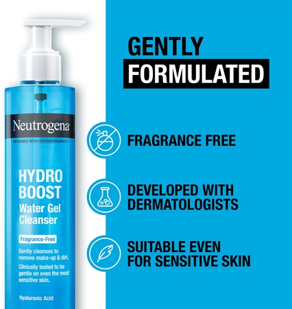 Neutrogena Hydro Boost® gel limpiador suave