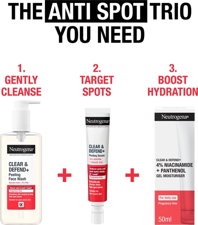 Neutrogena Clear & Defend+ pleťové sérum proti akné