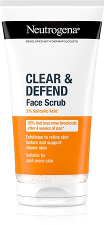 Neutrogena Clear & Defend peeling cu acid salicilic