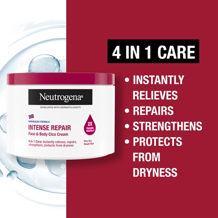 Neutrogena Intense Repair Cica високоефективний крем для тіла для