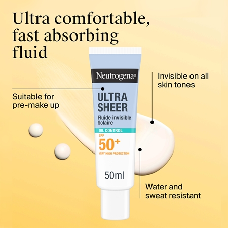 Neutrogena Ultra Sheer Oil Control Ultra Light Fluid SPF 50+