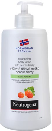 Neutrogena Norwegian Formula® Nordic Berry Ravitseva Vartalomaito Kuivalle  Iholle 