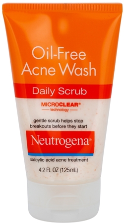 Neutrogena Oil-Free Acne Wash exfoliant impotriva petelor