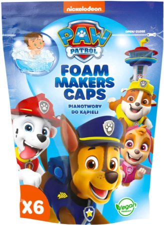 Nickelodeon Paw Patrol Foam Makers Caps espuma de baño para niños