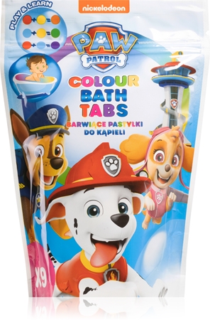 Nickelodeon Paw Patrol Colour Bath Tabs fürdő termék gyermekeknek