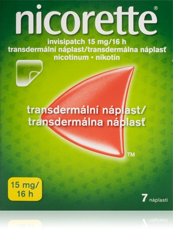 Nicorette Invisipatch 15 mg/16 h transdermální náplast při odvykání kouření