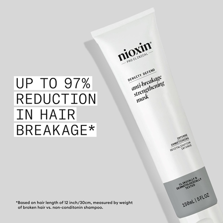 Nioxin Density Defend Anti-breakage Strengthening Mask stiprinamoji kaukė pažeistiems ir trapiems plaukams