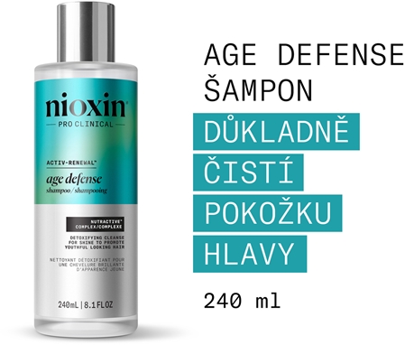 Nioxin Age defense Shampoo šampon proti stárnutí