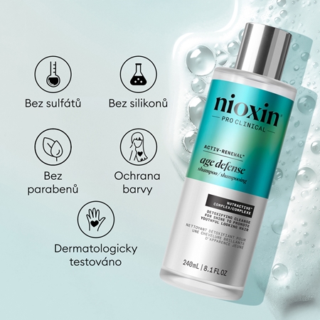 Nioxin Age defense Shampoo šampon proti stárnutí