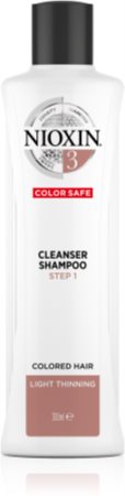Nioxin System 3 Color Safe čistilni šampon za barvane redke lase