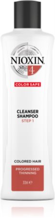 Nioxin System 4 Color Safe απαλό σαμπουάν για βαμμένα και κατεστραμμένα μαλλιά
