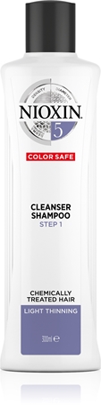Nioxin System 5 Color Safe Cleanser Shampoo Anti-håravfallsschampo för färgat hår