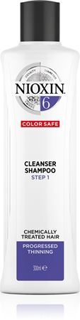 Nioxin System 6 Color Safe Cleanser Shampoo Purifying Shampoo for chemically treated hair