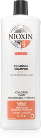 Nioxin System 4 Color Safe nežni šampon za barvane in poškodovane lase