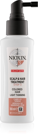 Nioxin System 3 Color Safe φροντίδα χωρίς ξέβγαλμα για μαλλιά με τάση αραίωσης