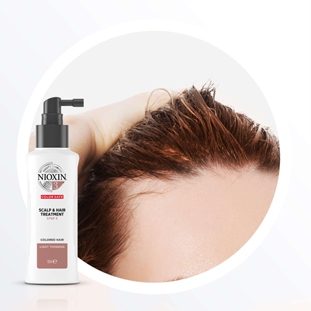 Nioxin System 3 Color Safe φροντίδα χωρίς ξέβγαλμα για μαλλιά με τάση αραίωσης
