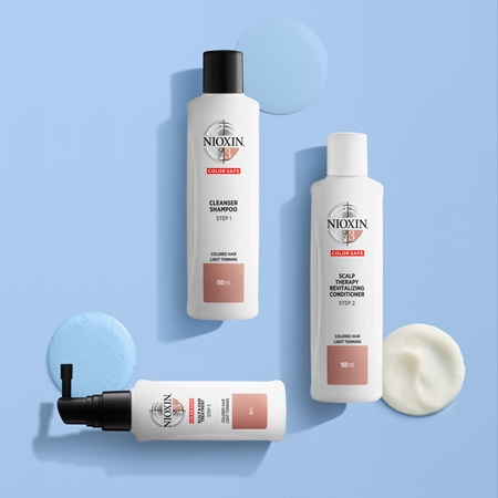 Nioxin System 3 Color Safe Kinkekomplekt värvitud juustele