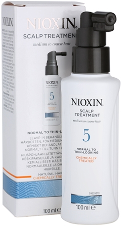 Nioxin System 5 θεραπεία δέρματος Για μέτρια έως σοβαρή αραίωση κανονικών, φυσικών και χημικώς επεξεργασμένων μαλλιών