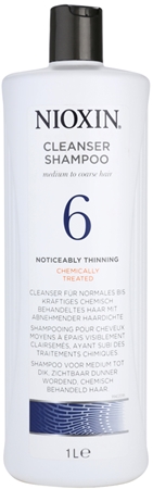 Nioxin System 6 Purifying Shampoo To Treat Significant Thinning Of Normal To Thick, Natural And Chemically Treated Hair