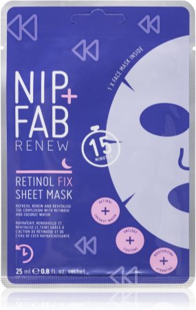 NIP+FAB Retinol Fix masque tissu pour la nuit