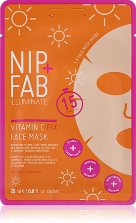 NIP+FAB Vitamin C Fix maseczka płócienna do twarzy