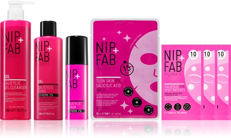 NIP+FAB Salicylic Fix Bundle Set med hudvård