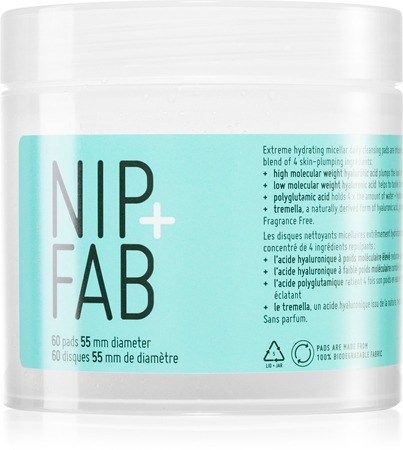 NIP+FAB Hyaluronic Fix Extreme4 płatki oczyszczające