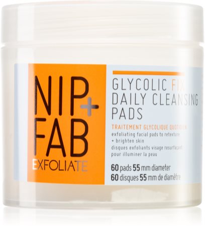 NIP+FAB Glycolic Fix toalhetes de limpeza