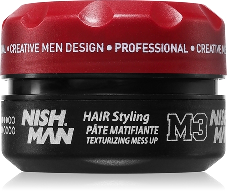 Nish Man M3 styling paste for a matt look
