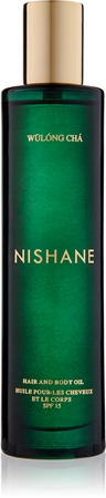 Nishane Wulong Cha olio profumato per capelli e corpo SPF 15