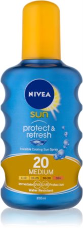 Nivea Sun Protect & Refresh chladivý neviditelný sprej na opalování SPF 20
