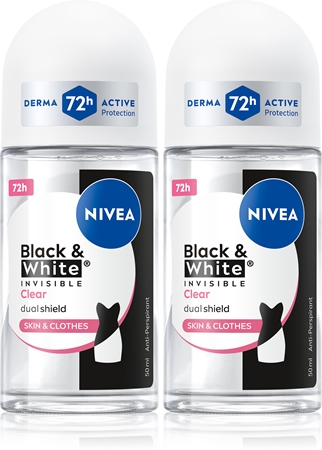 NIVEA Black & White Invisible Clear набір для тіла