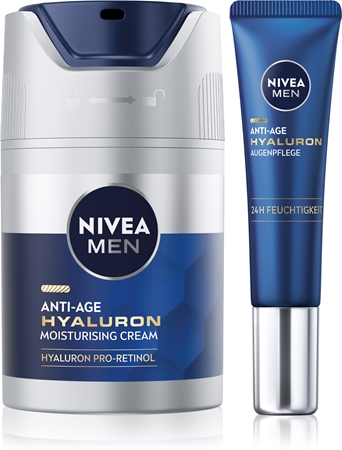 NIVEA MEN Hyaluron ensemble pour une peau hydratée et raffermie