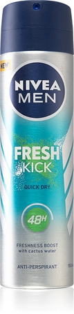 Nivea Men Fresh Kick Antiperspirant Spray 48 tim