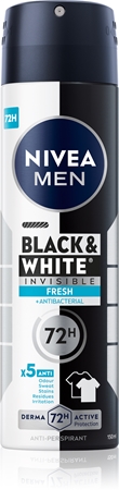NIVEA MEN Invisible Black & White antitraspirante spray