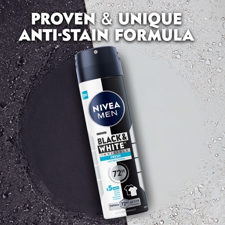 NIVEA MEN Invisible Black & White antitraspirante spray