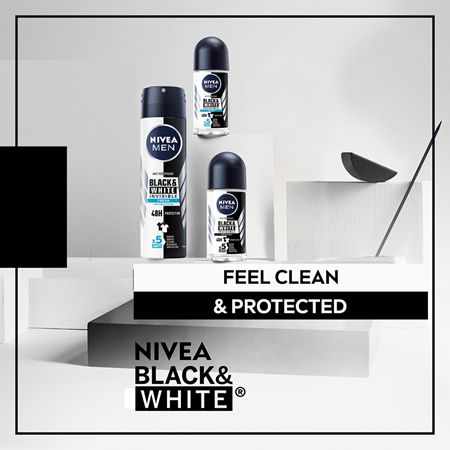 NIVEA MEN Invisible Black & White antitraspirante spray