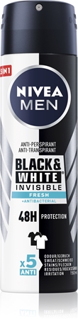 Nivea Men Invisible Black & White spray anti-perspirant