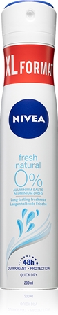 NIVEA Fresh Natural антиперспірант спрей для жінок