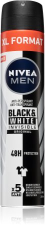 Nivea Men Black & White Invisible Original antitranspirante en spray para hombre