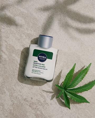 NIVEA MEN Sensitive Hemp balzám po holení s konopným olejem