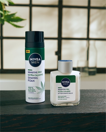 NIVEA MEN Sensitive Hemp balzám po holení s konopným olejem