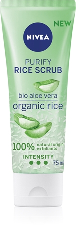 NIVEA Rice Scrub Aloe Vera oczyszczający peeling do twarzy