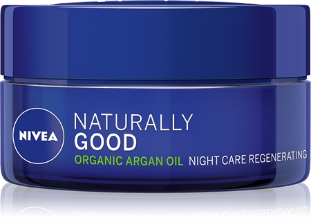 NIVEA Naturally Good Organic Argan Oil regenerační noční krém