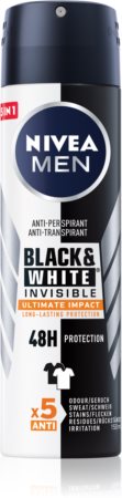 Nivea Men Invisible Black & White antitranspirante en spray para hombre