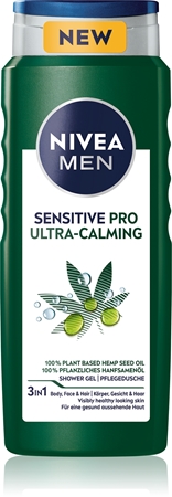 Nivea Men Sensitive Pro Ultra Calming żel pod prysznic do twarzy, ciała i włosów